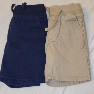 2 pairs Baby Gap pull on shorts (boy)